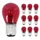 LIGHT BULB 12V 21/5W STANDART S25 FOOT BAY15D RED (TAIL+BRAKE LIGHT) (SOLD PER 10)  -SELECTION P2R-
