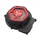CARTER ALLUMAGE 50 A BOITE KRM PRO RIDE POUR MINARELLI 50 AM6/BETA 50 RR/RIEJU 50 MRT/SHERCO 50 SM-R, SE-R NOIR/ROUGE (PARTIE ALU REVERSIBLE)