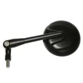 MIRROR FOR MAXISCOOTER MAGAZI MSC03 - UNIVERSAL - ALUMINIUM- MAT BLACK -  ALUMINIUM ARM Ø 10mm - WITH RIGHT/LEFT ADAPTOR  (CEE APPROVED) (SOLD PER UNIT)