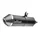 SILENCIEUX 50 A BOITE LEOVINCE X-FIGHT CARBONE POUR BETA 50 RR EURO 5 2021>2022 VENDU SANS LE COLLECTEUR (PASSAGE HAUT A DROITE) (REF 17005) (HOMOLOGUE CE)