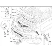 02_Caches avant - Pare-choc