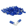 COSSE ELECTRIQUE PRE-ISOLEE OEILLET DIAM 3mm BLEU POUR SECTION FIL 1 à 2.5 mm²  (VENDU AU SACHET DE 50 PIECES)  -SELECTION P2R-