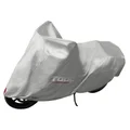 HOUSSE/BACHE DE PROTECTION MOTO TAAC EASY POLYESTER HYDROFUGE TAILLE XL GRIS (222x90x136cm) (SANGLE ANTI-FLOTTEMENT/OEILLET ANTIVOL)