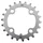 PLATEAU VTT 4BRA D.64 STRONGLIGHT 22DTS TRIPLE INTERIEUR ARGENT ACIER 8/9V.