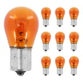 LIGHT BULB 12V 21W STANDART PY21W FOOT BAU15S-BAYONET- ORANGE (TURN LIGHTS) (SOLD PER 10)  -SELECTION P2R-