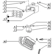 Boite de derivation-microtelerupteur-plaque a bornes