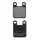 BRAKE PADS MALOSSI SPORT FOR  DERBI 50 SENDA Rear-  GPR Rear  / APRILIA 50 RS 2006> Rear  / PEUGEOT 50, SPEEDFIGHT Front  LUDIX Front/ YAMAHA 50 DT R-X 2004> Front  TZR 2004> Rear    (AJP)