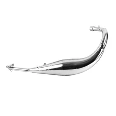 POT/COLLECTEUR 50 A BOITE VOCA CHROMED POUR MINARELLI 50 AM6, BETA 50 RR 1999>2011/RIEJU 50 MRT, SMX/PEUGEOT 50 XPS/YAMAHA 50 DTR (PASSAGE BAS) (FIXATION INCLUSE, SILENCIEUX RD30400 VENDU SEPAREMENT)