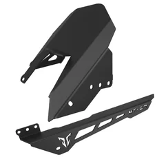 REAR MUDGUARD + CHAIN GUARD FOR YAMAHA 700 MT-07 ALUMINIUM CNC BLACK  -AVOC-