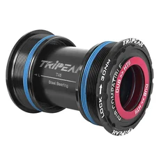CUVETTE INTEGRE BOITIER FILETE ROUTE TRIPEAK ROULEMENT G5 CERAMIQUE BOITE DE 45T-DUB POUR AXE 24mm, 28.99mm, 30mm (COMPATIBLE SRAM DUB, ROTOR 3D, SHIMANO HT II)