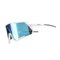 LUNETTES VELO ADULTE GIST MASK MONTURE BLANC VERRE BLEU POLYCARBONATE (PROTECTION 100% CONTRE UVA, UVB, UV)