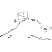Tube freins roue ar.