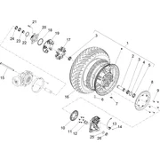 Roue arrière