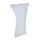 CARENAGE/BAS DE TABLIER AV LATERAL MAXISCOOTER ADAPTABLE YAMAHA 500 TMAX 2001>2007 BLANC BRILLANT DROIT  -P2R-