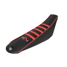 HOUSSE DE SELLE 50 A BOITE KRM PRO RIDE POUR BETA 50 RR 2011>2020 NOIR/ROUGE