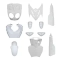 FAIRINGS/BODY PARTS FOR SCOOT  MBK 50 STUNT/YAMAHA 50 SLIDER WHITE (WITH WHITE PADS) (11 PIECES)