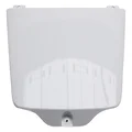 CARENAGE/TRAPPE MOTEUR SCOOT ADAPTABLE MBK 50 BOOSTER 2004>/YAMAHA 50 BWS 2004> BLANC BRILLANT  -P2R-