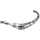 POT/COLLECTEUR 50 A BOITE VOCA ROOKIE POUR SHERCO 50 SE-R, SE-RS, SM-R, SM-RS (PASSAGE BAS) (FIXATION INCLUSE, SILENCIEUX RD30400 VENDU SEPAREMENT)