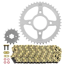 KIT CHAINE ADAPTABLE HONDA 125 CBR R 2011>2019 428 15x44 (DEMULTIPLICATION ORIGINE) -JT SPROCKETS