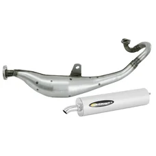EXHAUST FOR SCOOT TECNIGAS NEXT R (VARNISHED) FOR HONDA 50 WALLAROO (ALUMINIUM BLACK SILENCER)