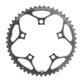 PLATEAU ROUTE 5BRA D.110 STRONGLIGHT 49DTS EXTERIEUR ARGENT ALU 7075 TYPE SHIMANO 9/10V.