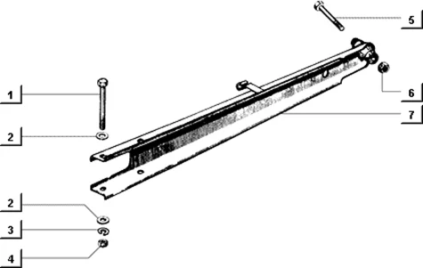 Bras de suspension ar.