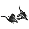 LEVIER/MANETTE VTT PATIN P2R 3x7V. NOIR ALU AZERA V-BRAKE COMPATIBLE SHIMANO (PAIRE)