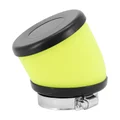 FILTRE A AIR TOP PERF MOUSSE JAUNE / NOIR FIXATION COUDE DIAM 49 mm