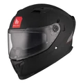 CASQUE INTEGRAL MT BRAKER SV FF128SV A1 NOIR MAT XXL (2XL)  (DOUBLE ECRANS) (ECE 22.06)