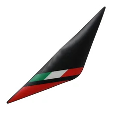 DECAL- ON HEADLIGHT FAIRING - "PIAGGIO GENUINE PART" 50 GILERA SMT/RCR 2013> RED  -2H000003-
