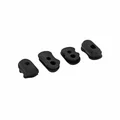 CABLE PASS THROUGH+SOCKET COVER FOR E-SCOOTER XIAOMI M365, ESSENTIAL, 1S, PRO, PRO 2 BLACK SILICON (SET OF 4)  -SELECTION P2R-