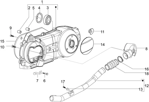 Couvercle transmission