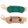 PLAQUETTE DE FREIN NEWFREN POUR YAMAHA 125 YZ 2008>2021, 250 YZ 2008>2021, 450 YZ F 2016>2019 AV / FANTIC 125 XE 2021>, 250 XEF 2021> AV (L 94.5mm - H 32mm - P 7.5mm)  (FD0411SD)  (DIRT METAL FRITTE)
