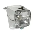 OPTIQUE CYCLO ADAPTABLE PEUGEOT 103 AVEC ENTOURAGE CHROME AVEC AMPOULE P26S (12V 15W)  -P2R-