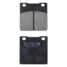 PLAQUETTE DE FREIN NEWFREN POUR SUZUKI 600 GSF BANDIT 1995>2004 AR, 650 SV 1999>2002 AR, 750 GSX F 1989>2006 AR (L 53mm - H 53mm - P 9mm) (FD0060BT) (TOURING ORGANIQUE)
