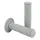 REVETEMENT POIGNEE DOMINO MOTO OFF ROAD 1150 GRIS CLOSED END 120mm (PAIRE)