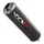 SILENCIEUX 50 A BOITE VOCA EVO BESTIA RD30380 CARBONE EMBOUT ANODISE GRIS POUR ROOKIE, CHROMED, SCR, MK, BARIKIT