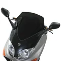 PARE-BRISE/SAUTE VENT MAXISCOOTER POUR YAMAHA 500 TMAX 2001>2007 FUME FONCE (H 505 mm - L 465 mm)  -MALOSSI-