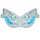 TWIN HEADLIGHTS REPLAY RR8 FOR MBK 50 NITRO 1997>2012/YAMAHA 50 AEROX 1997>2012 WHITE - BLUE LEDS