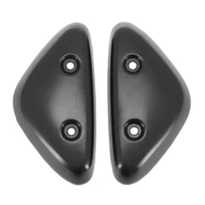CARENAGE/PAD SCOOT ADAPTABLE MBK 50 STUNT/YAMAHA 50 SLIDER ARRIERE NOIR TEINTE MASSE (PAIRE)  -P2R-