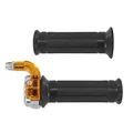THROTTLE  HANDLE FOR MOPED REPLAY TARGA MINI M88 - METALIC - CHROME  -SELECTION P2R-