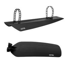 GARDE BOUE VTT ZEFAL KIT ENFANT / KIDSOUS TUBE DIAGONAL ET TIGE DE SELLE NOIR POUR ROUES 16"-20"  AVEC STICKERS (VENDU AU KIT)