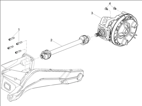 Transmission arrière