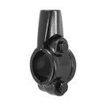 COLLIER/COCOTTE DE RETROVISEUR VICMA M8/125 PAS A GAUCHE ALU NOIR POUR GUIDON DIAM 22,2mm