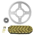 KIT CHAINE ADAPTABLE YAMAHA 125 TTR LW 2002>2016, 125 TTR LWE 2003>2020  428  13x54  (DIAM COURONNE 62/80/10.5)  (DEMULTIPLICATION ORIGINE)  -AFAM-