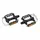 PEDALE VTT ALU NEWTON NOIR CAGE ALU ARGENT 9/16" ROULEMENT DU (PAIRE)