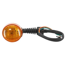 CLIGNOTANT SCOOT ADAPTABLE MBK 50 NITRO / YAMAHA 50 AEROX AR NOIR CABOCHON ORANGE A AMPOULE (VENDU A L'UNITE)  -SELECTION P2R-