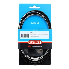 TRANSMISSION POUR MOYEU NEXUS 3V. ELVEDES GAINE 2,25M NOIR / CABLE 2,00M INOX AVEC EMBOUTS DE GAINE (VENDU A L UNITE)