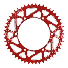COURONNE 50 A BOITE VOCA BESTIA ADAPTABLE DERBI 50 GPR NUDE 2004>, GPR RACING 2004>, SENDA DRD 2007> / APRILIA 50 RS4 2011>2020 / GILERA 50 SMT 2013> 420  50 DTS ALU CNC ROUGE  (DIAM 108/123/6.5)