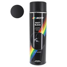 SPRAY-PAINT CAN MOTIP PRO ACRYLIC MAT BLACK spray 500ml (04006)